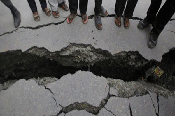 Earthquake tremors in Nepal