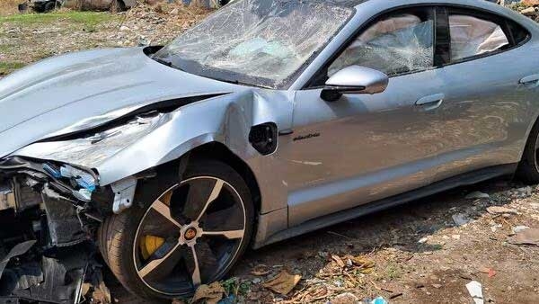 Porsche car accident