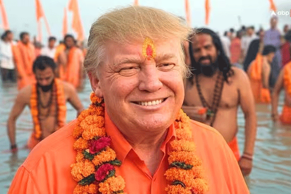 Donald Trump in Kumbh